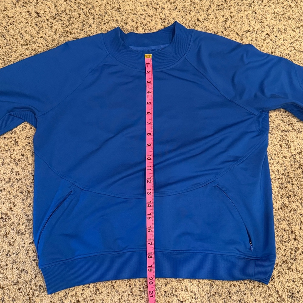 Lululemon City Sweat Crew Color: Wild Bluebell - Picture 6 of 8
